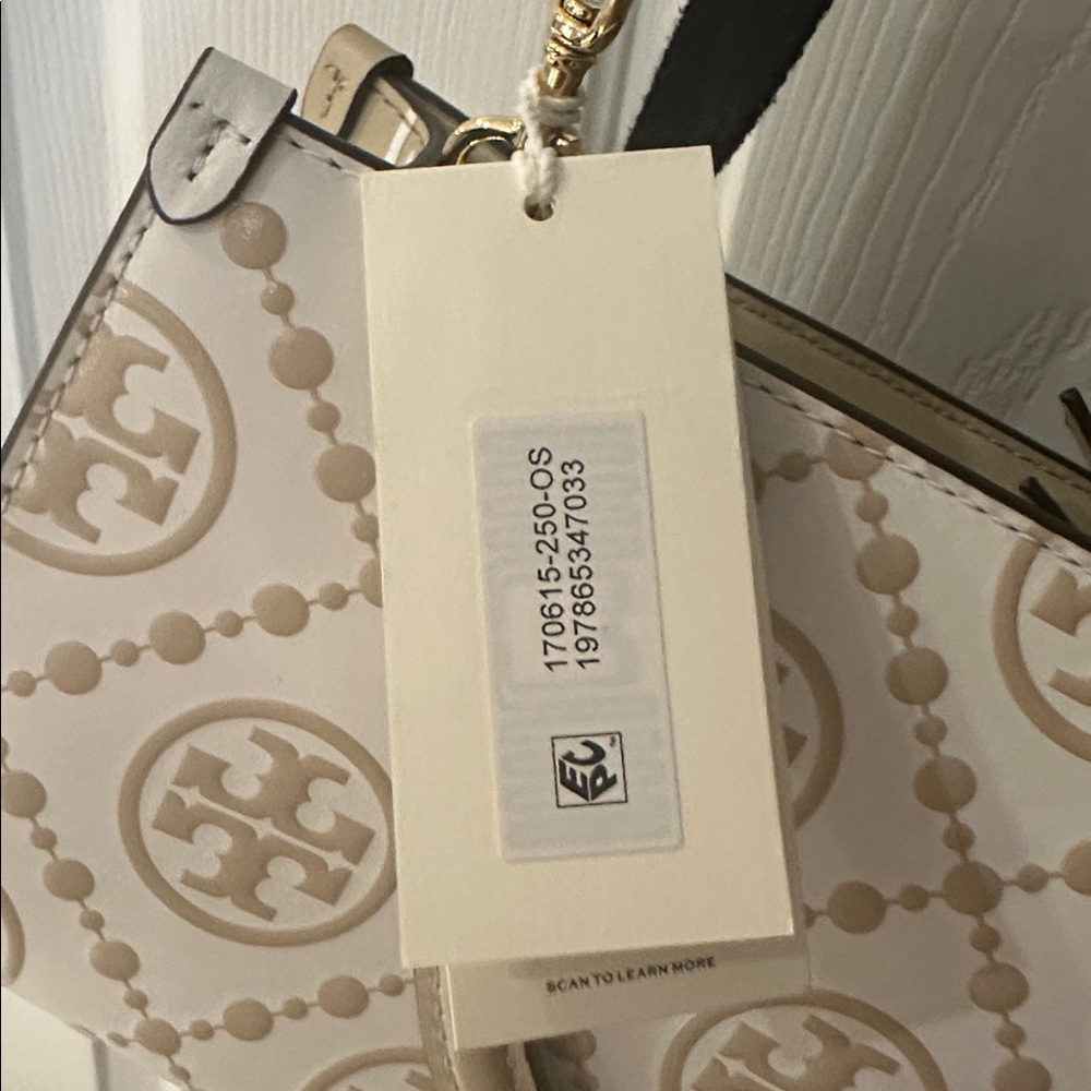 Tory Burch Beige and White Satchel - Picture 5 of 5